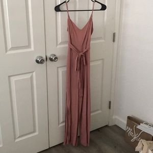 Lulu’s mauve jumpsuit